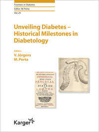 Vorderes Coverbild Unveiling Diabetes - Historical Milestones in Diabetology