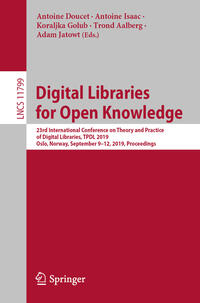Vorderes Coverbild Digital Libraries for Open Knowledge