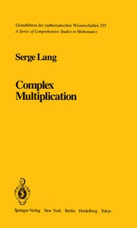 Vorderes Coverbild Complex Multiplication