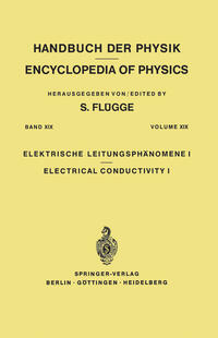 Vorderes Coverbild Electrical Conductivity I / Elektrische Leitungsphänomene I