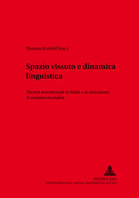 Vorderes Coverbild Spazio vissuto e dinamica linguistica