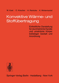 Vorderes Coverbild Konvektive Wärme- und Stoffübertragung