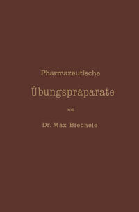 Vorderes Coverbild Pharmazeutische Übungspräparate