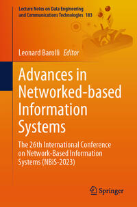 Vorderes Coverbild Advances in Networked-based Information Systems