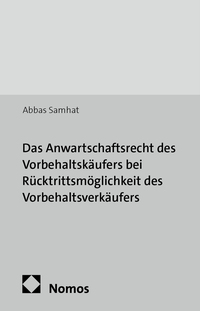Vorderes Coverbild Das Anwartschaftsrecht des Vorbehaltskäufers bei Rücktrittsmöglichkeit des Vorbehaltsverkäufers