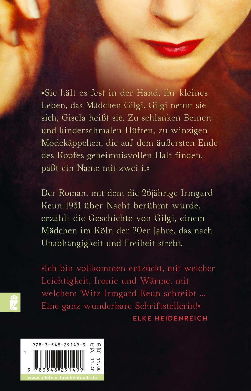 Rückseitencover Gilgi - eine von uns