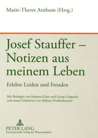 Vorderes Coverbild Josef Stauffer – Notizen aus meinem Leben