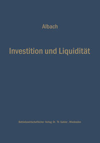 Vorderes Coverbild Investition und Liquidität