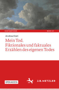 Vorderes Coverbild Mein Tod. Fiktionales und faktuales Erzählen des eigenen Todes