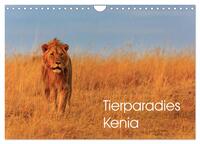 Vorderes Coverbild Tierparadies Kenia (Wandkalender 2026 DIN A4 quer), CALVENDO Monatskalender