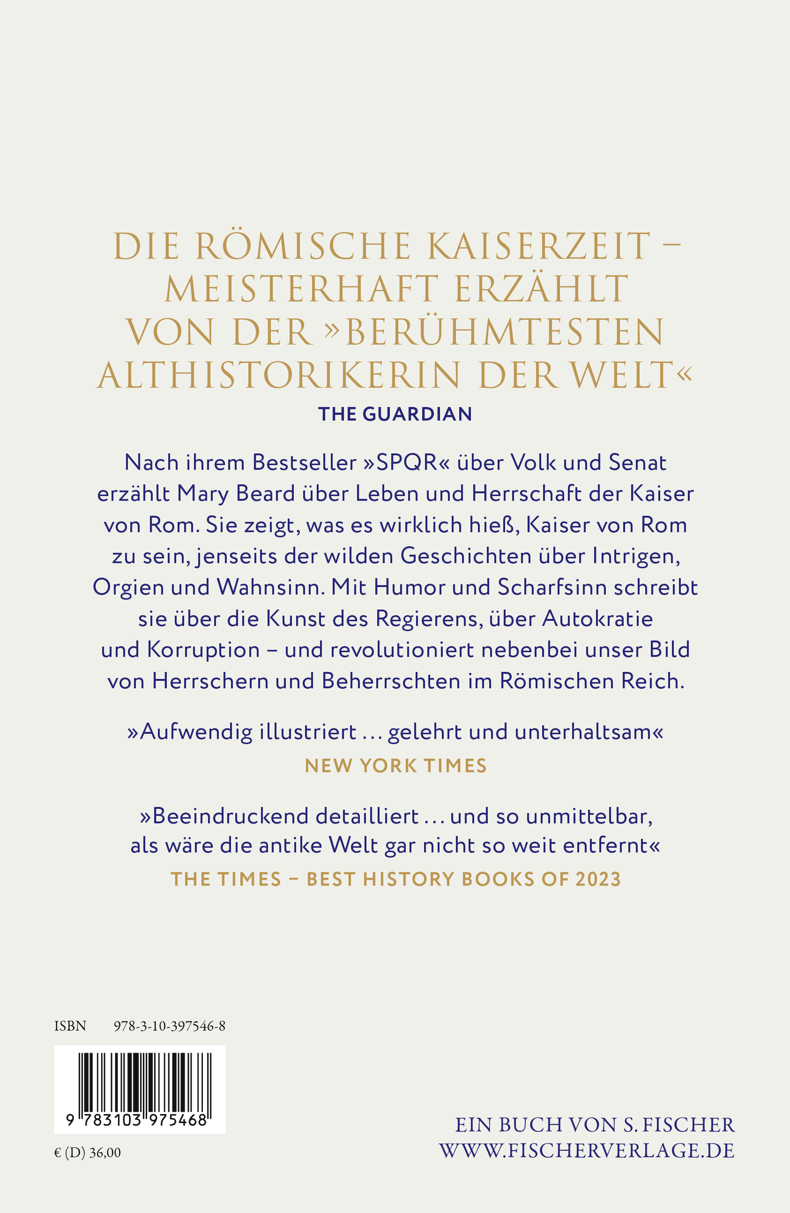 Rückseitencover Die Kaiser von Rom