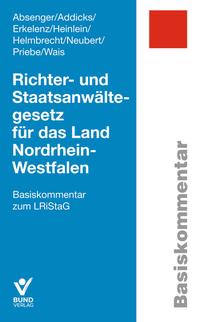 Vorderes Coverbild Richter- und Staatsanwältegesetz für das Land Nordrhein-Westfalen