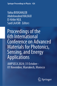 Vorderes Coverbild Proceedings of the 6th International Conference on Advanced Materials for Photonics, Sensing, and Energy Applications