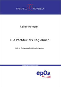 Vorderes Coverbild Die Partitur als Regiebuch