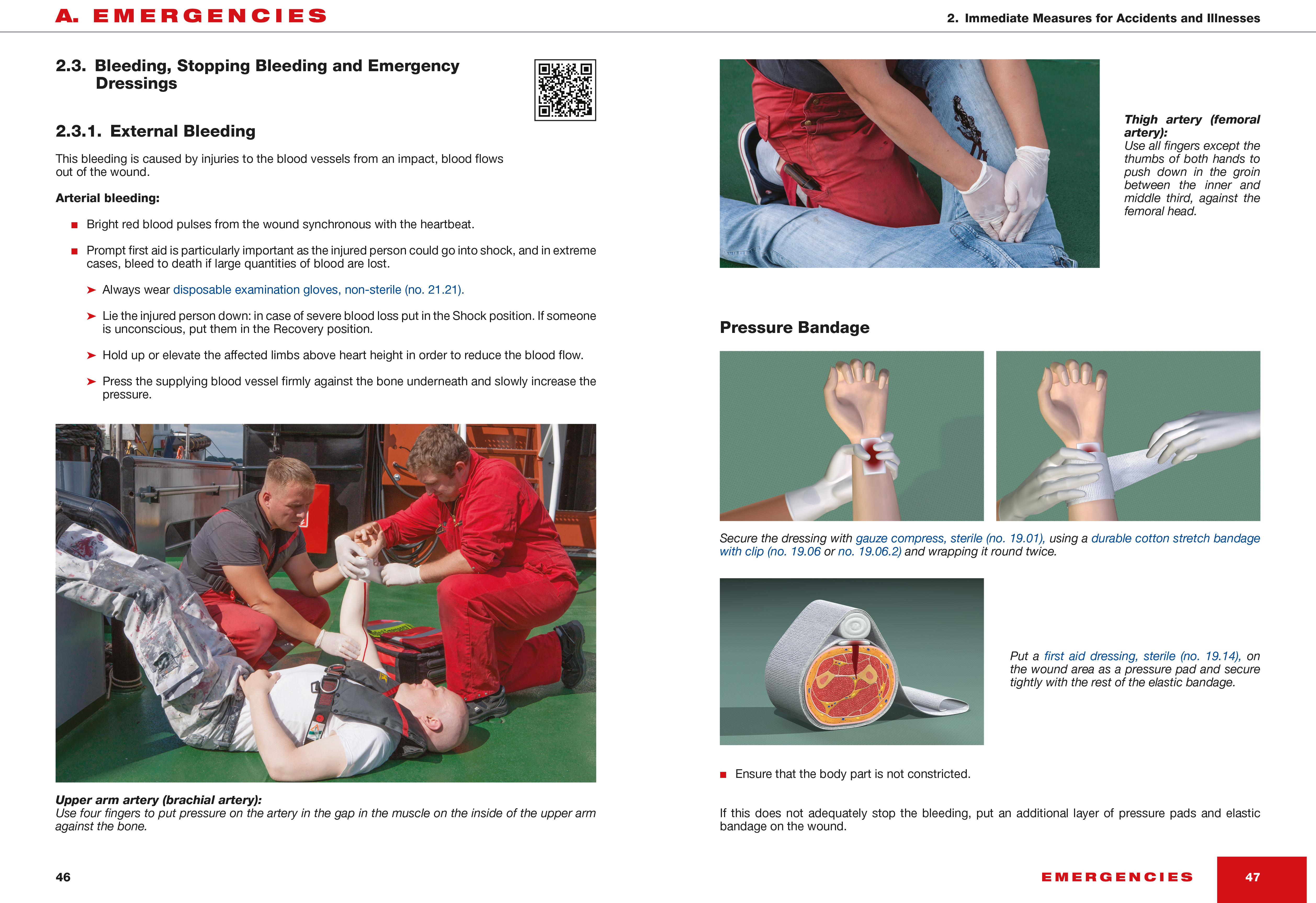 Beispielinhalt (Bild) Maritime Medical Handbook