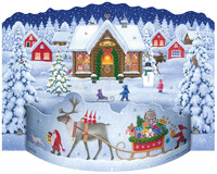 Vorderes Coverbild Adventskalender »Tomtes Bäckerei«