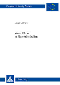 Vorderes Coverbild Vowel Elision in Florentine Italian