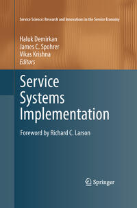 Vorderes Coverbild Service Systems Implementation