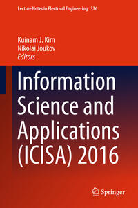 Vorderes Coverbild Information Science and Applications (ICISA) 2016