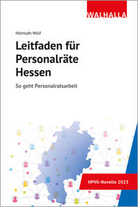 Vorderes Coverbild Leitfaden für Personalräte Hessen