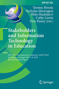 Vorderes Coverbild Stakeholders and Information Technology in Education
