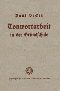 Vorderes Coverbild Tonwortarbeit in der Grundschule