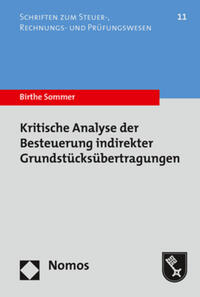 Vorderes Coverbild Kritische Analyse der Besteuerung indirekter Grundstücksübertragungen