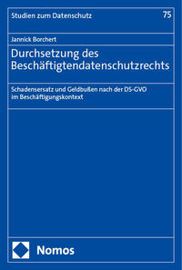 Vorderes Coverbild Durchsetzung des Beschäftigtendatenschutzrechts