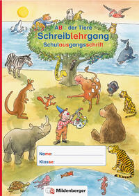 Vorderes Coverbild ABC der Tiere – Schreiblehrgang SAS in Sammelmappe