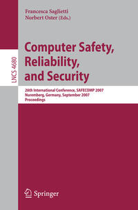 Vorderes Coverbild Computer Safety, Reliability, and Security