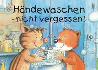 Vorderes Coverbild Händewaschen - nicht vergessen! Kunststoff-Schild, 29,7 x 21cm