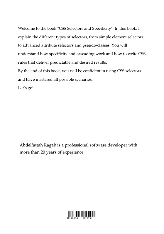 Rückseitencover CSS Selectors and Specificity