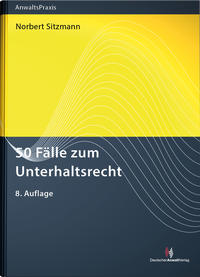Vorderes Coverbild 50 Fälle zum Unterhaltsrecht