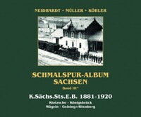 Vorderes Coverbild Schmalspur-Album Sachsen