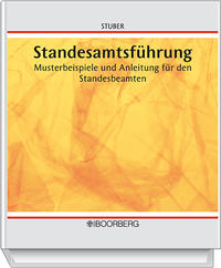 Vorderes Coverbild Standesamtsführung