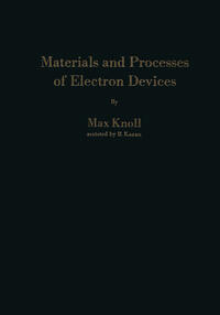 Vorderes Coverbild Materials and Processes of Electron Devices