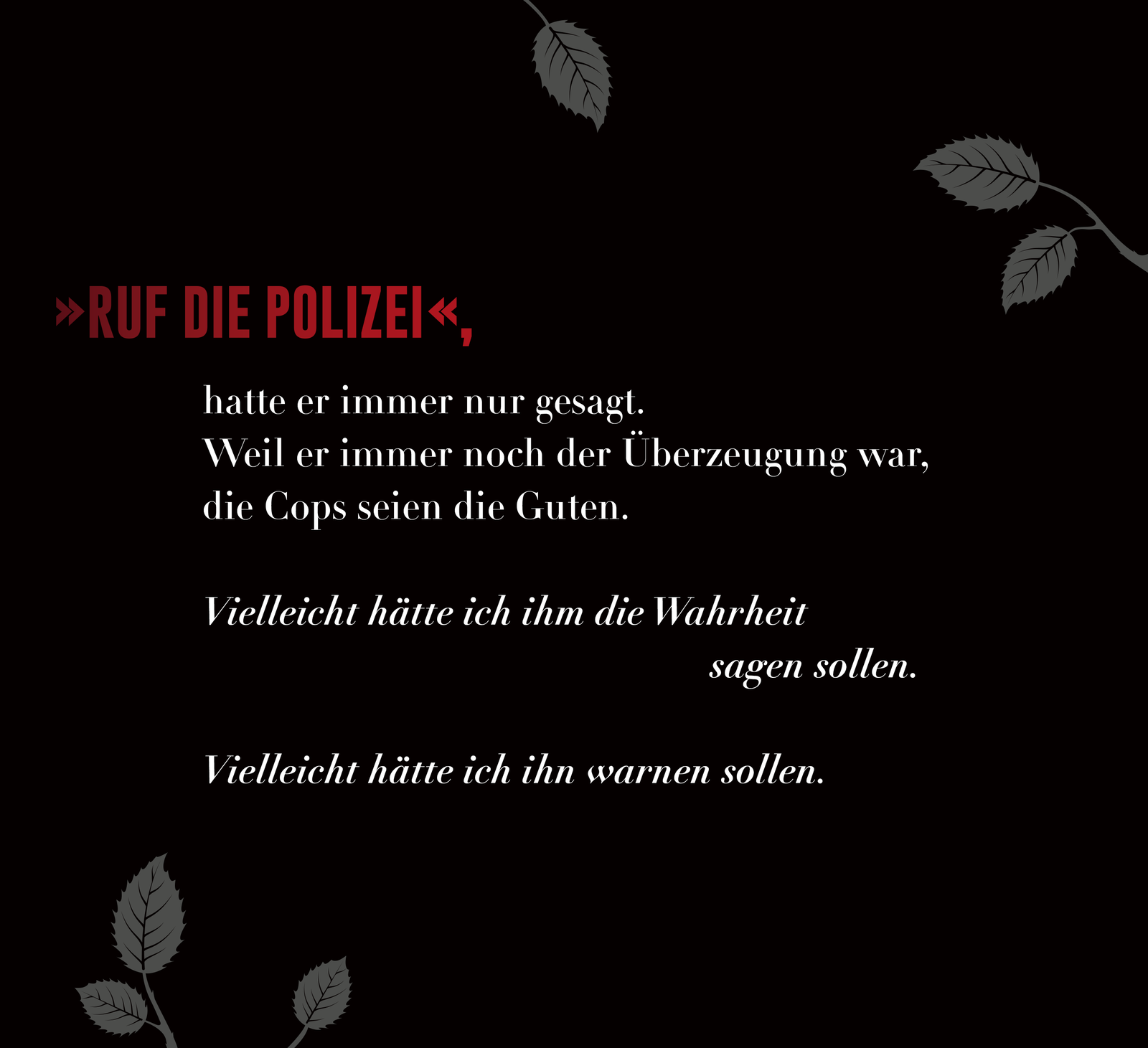 Beispielinhalt (Bild) Dunkelste Nacht