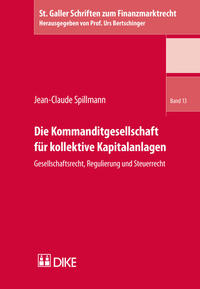 Vorderes Coverbild Die Kommanditgesellschaft für kollektive Kapitalanlagen