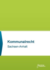 Vorderes Coverbild Kommunalrecht Sachsen-Anhalt
