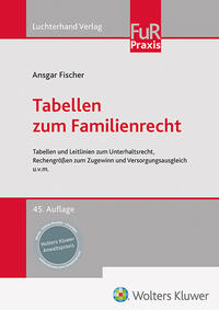 Vorderes Coverbild Tabellen zum Familienrecht