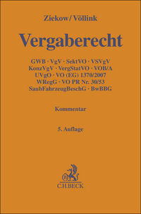 Vorderes Coverbild Vergaberecht