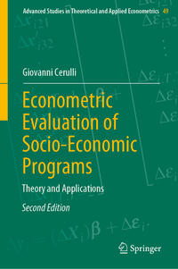 Vorderes Coverbild Econometric Evaluation of Socio-Economic Programs