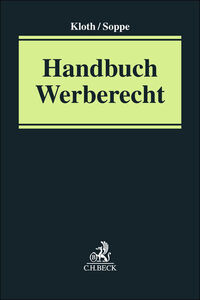 Vorderes Coverbild Handbuch Werberecht