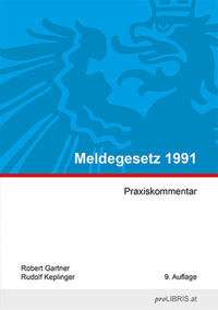 Vorderes Coverbild Meldegesetz 1991