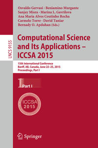 Vorderes Coverbild Computational Science and Its Applications -- ICCSA 2015