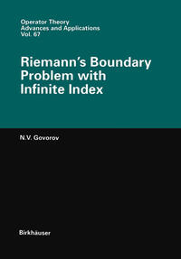 Vorderes Coverbild Riemann’s Boundary Problem with Infinite Index