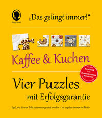 Vorderes Coverbild Das "Gelingt immer"-Puzzle Kaffee und Kuchen. Das Puzzle-Spiel für Senioren mit Demenz