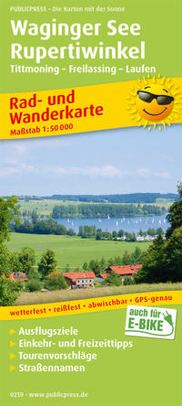 Vorderes Coverbild Waginger See, Rupertiwinkel, Tittmoning - Freilassing -Laufen
