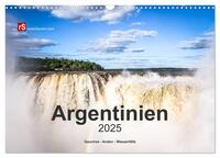 Vorderes Coverbild Argentinien, Gauchos - Anden - Wasserfälle (Wandkalender 2025 DIN A3 quer), CALVENDO Monatskalender