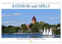 Vorderes Coverbild RATZEBURG und MÖLLN (Tischkalender 2025 DIN A5 quer), CALVENDO Monatskalender
